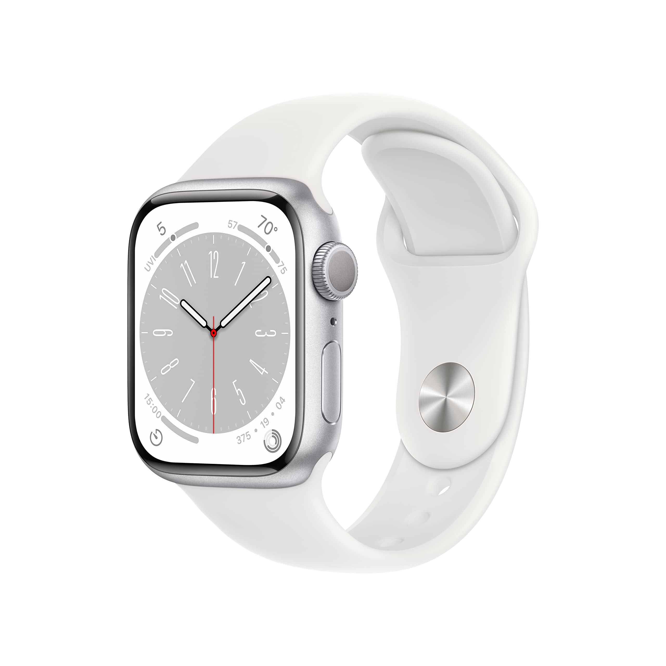 Amazon.com: Apple Watch Series 8 [GPS, 41mm] - Silver Aluminum