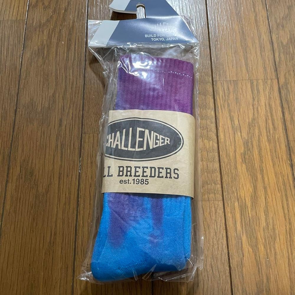 Amazon.co.jp: チャレンジャー タイダイ柄 ソックスCHALLENGER BLUE