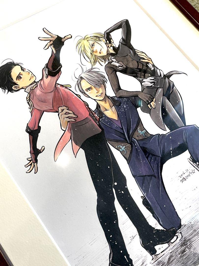 Amazon.co.jp: ユーリ on ICE 久保ミツロウ先生描きおろし 複製原画