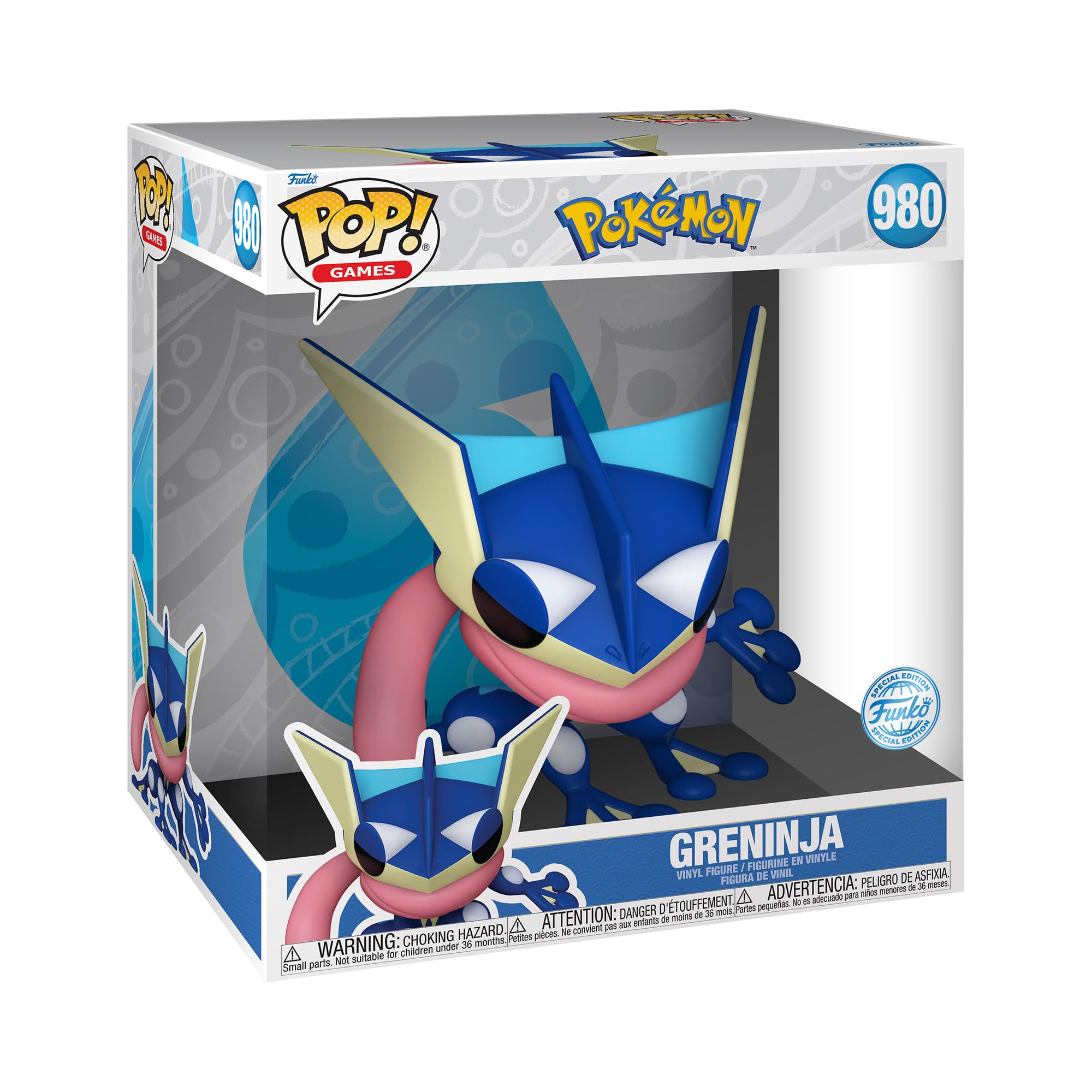 Funko POP! Jumbo: Pokemon - Greninja - Quajutsu - Vinyl