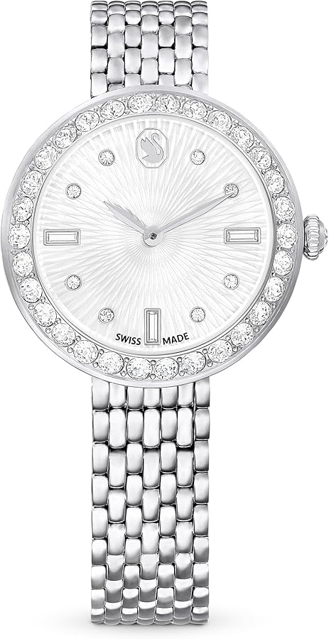 Amazon.com: Swarovski Certa watch, Swiss Made, Metal bracelet