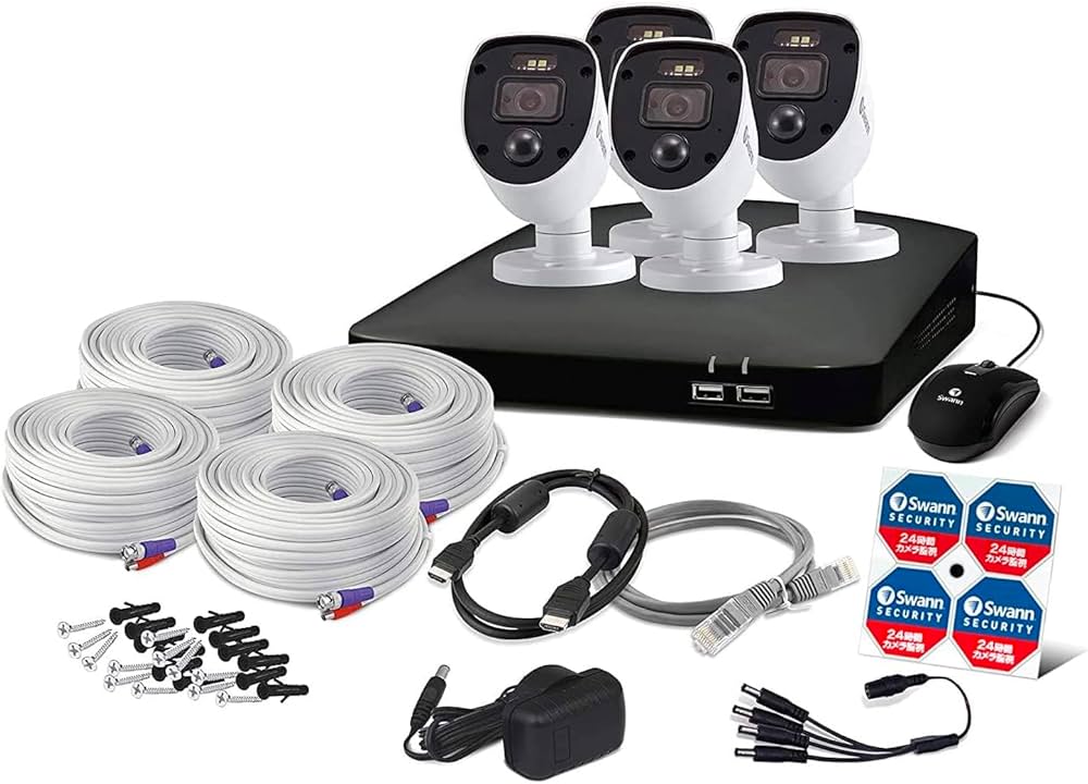 Amazon.co.jp: 【日本正規代理店】Swann セキュリティカメラ 4CH DVR