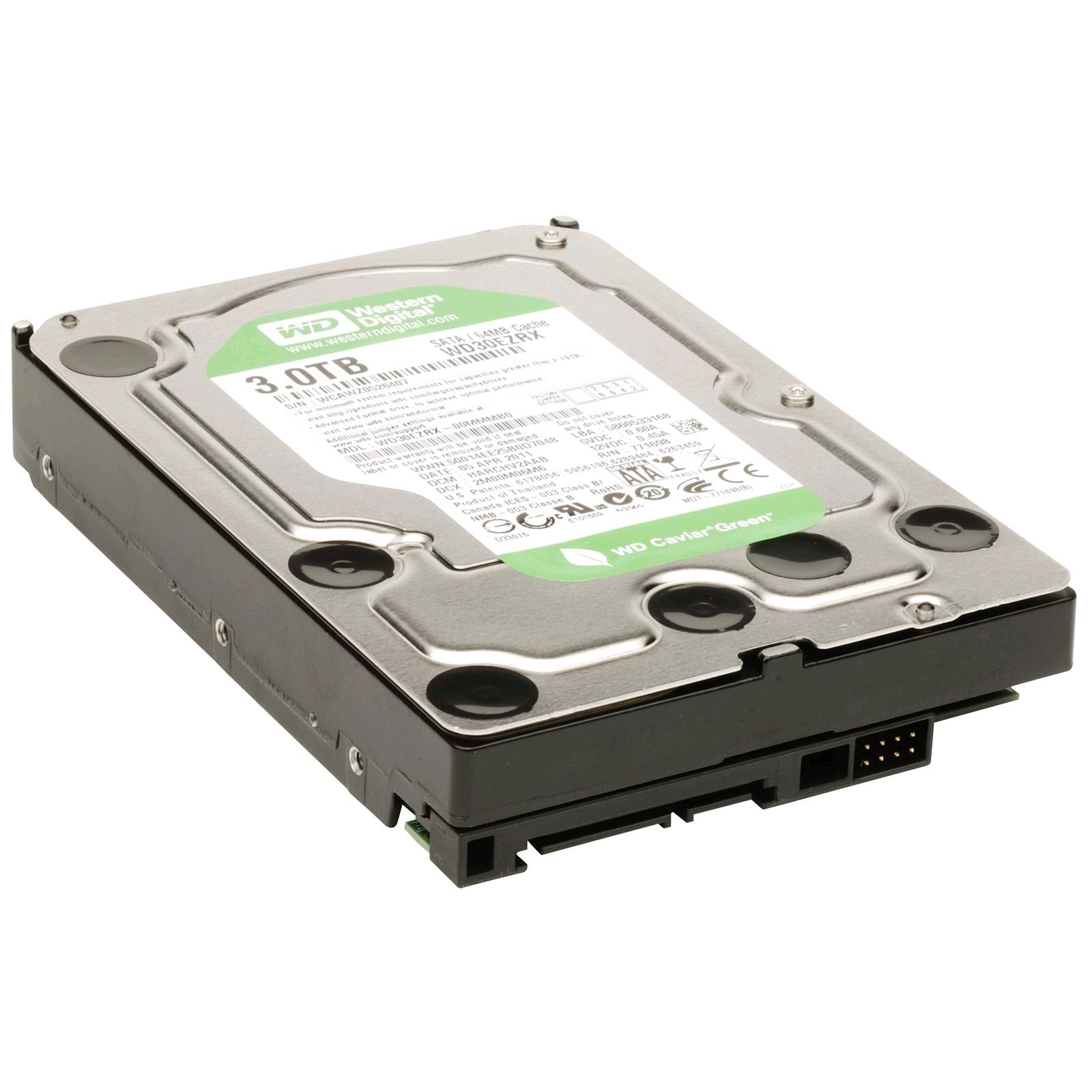 Amazon.com: Western Digital Caviar Green 3 TB SATA III 64 MB Cache