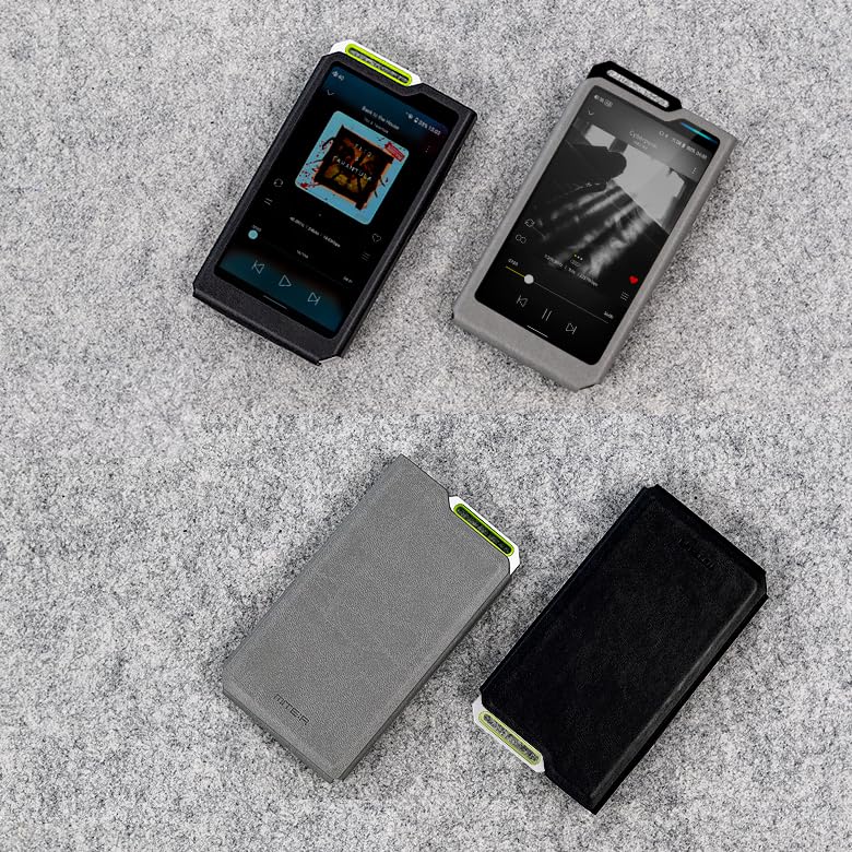 Amazon | HiBy R4用ケース、ハイビー用ハンドメイド人工PUレザーカバー