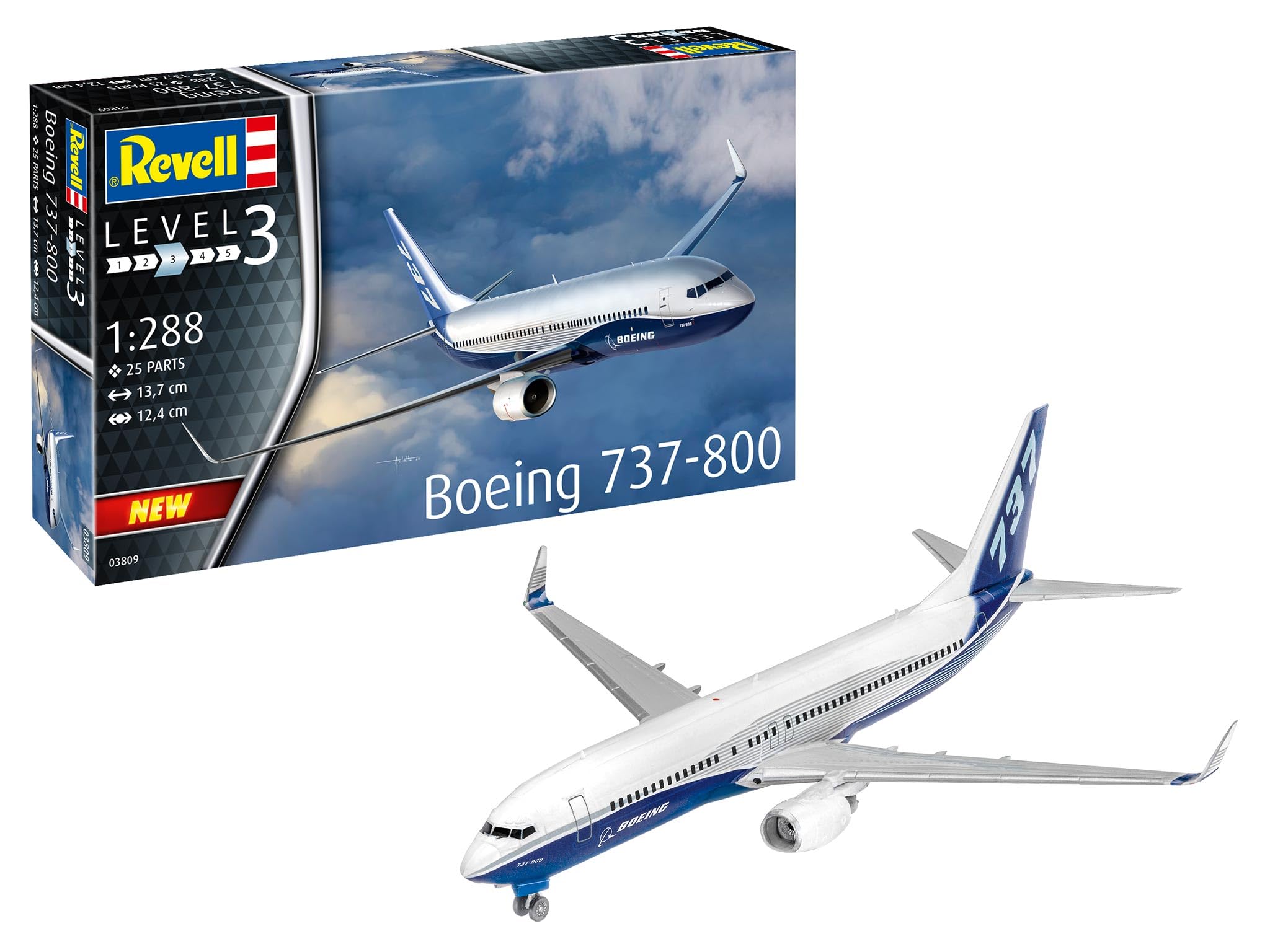 Amazon | ドイツレベル(Revell) 1/288 ボーイング 737-800 旅客機