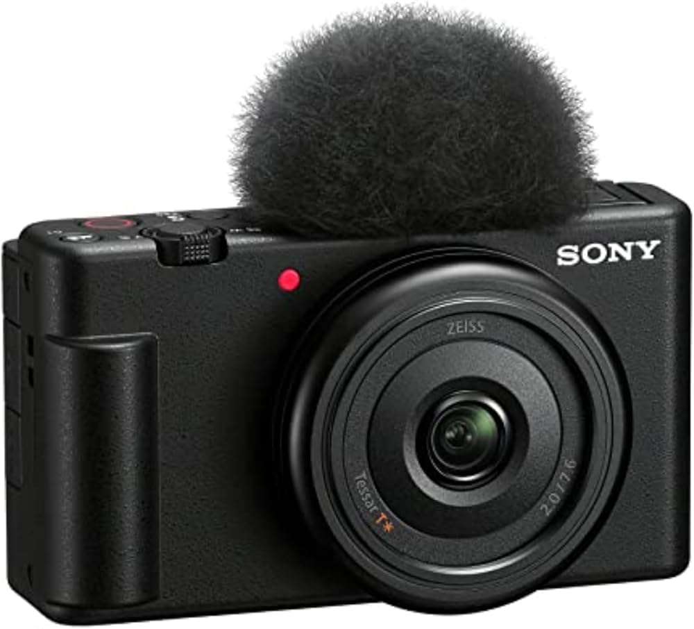 Sony ZV-1F Vlog Camera for Content Creators and Vloggers (Black