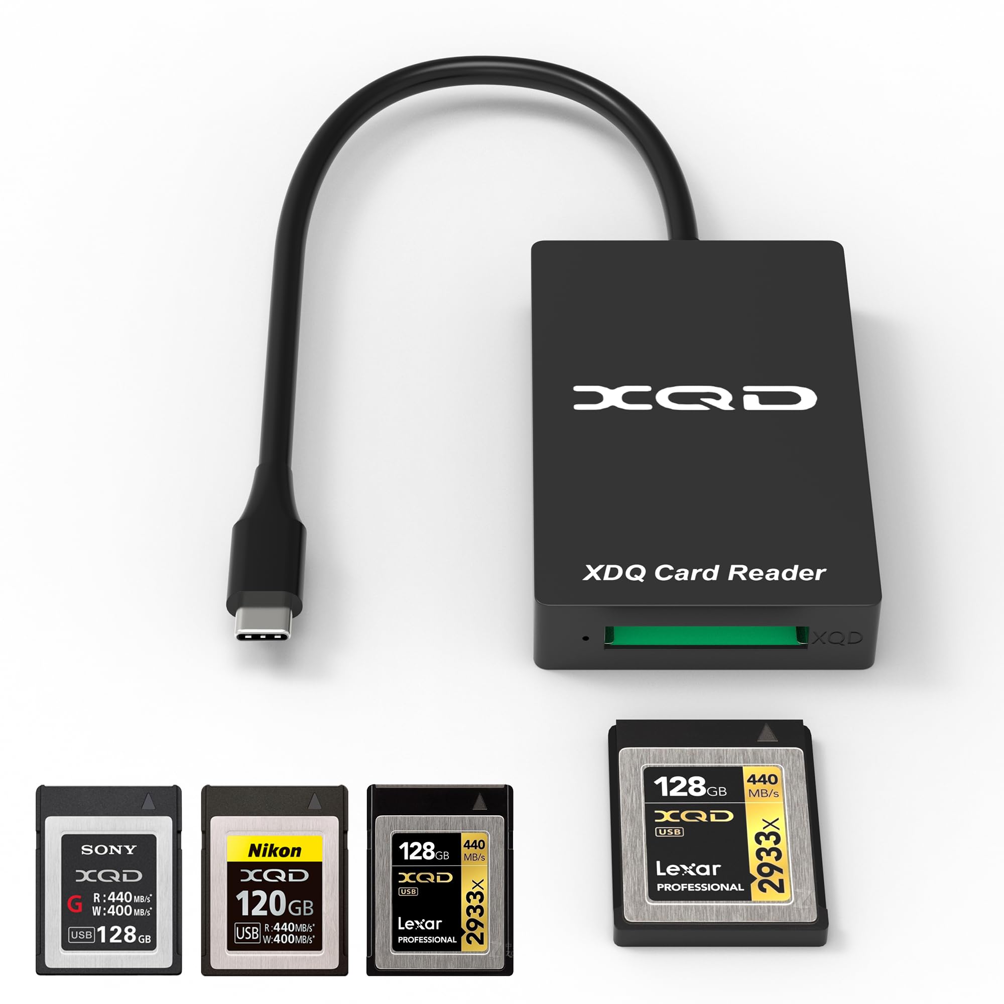 Amazon.co.jp: USB C XQDカードリーダー、レキサー XQD カード