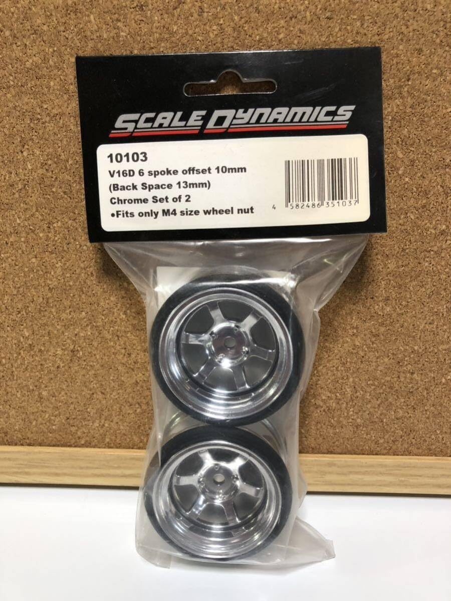 Amazon | スケールダイナミクス TE37 6スポーク ホイール クローム