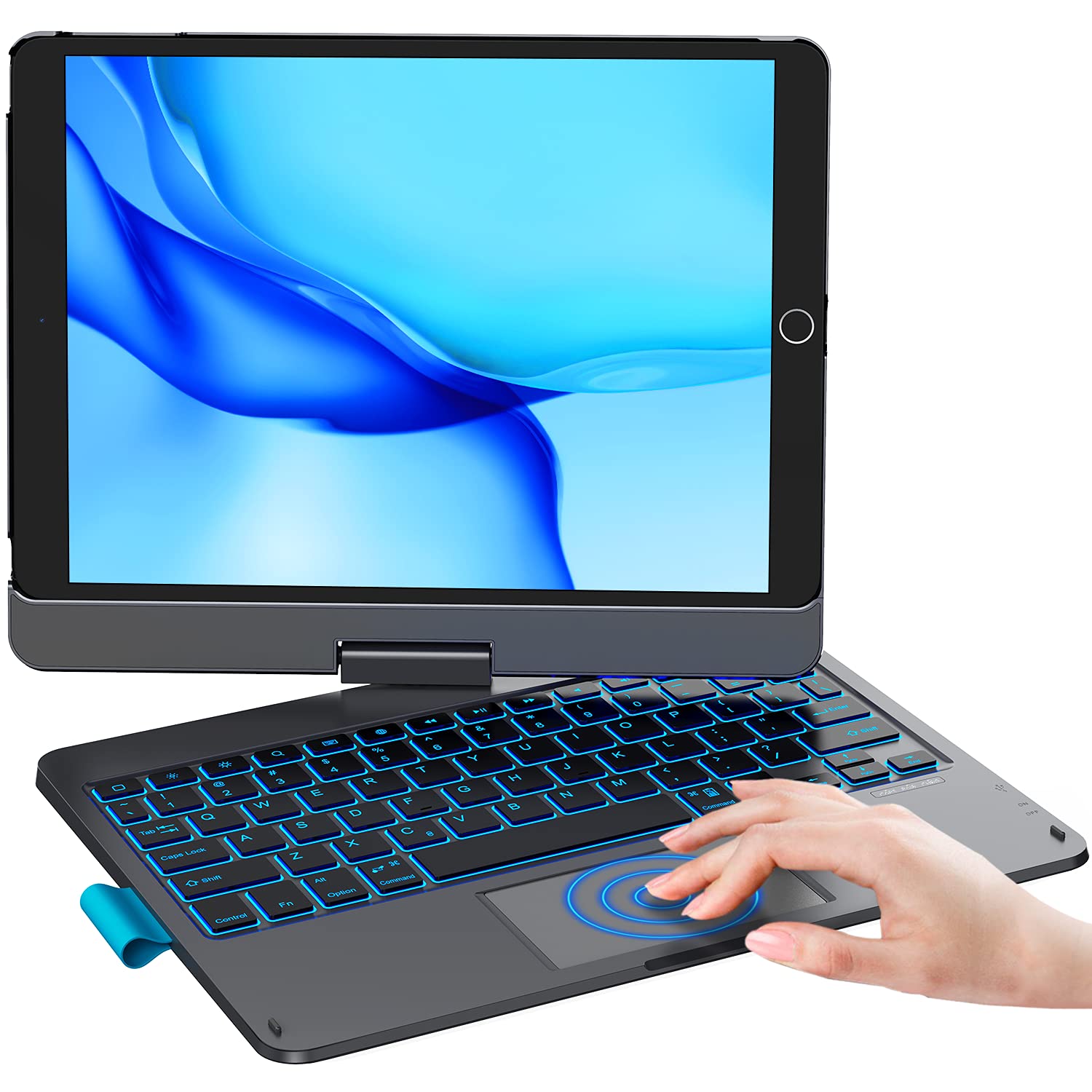 Amazon.co.jp: タッチパッド キーボードケース iPad 第8世代/第7世代