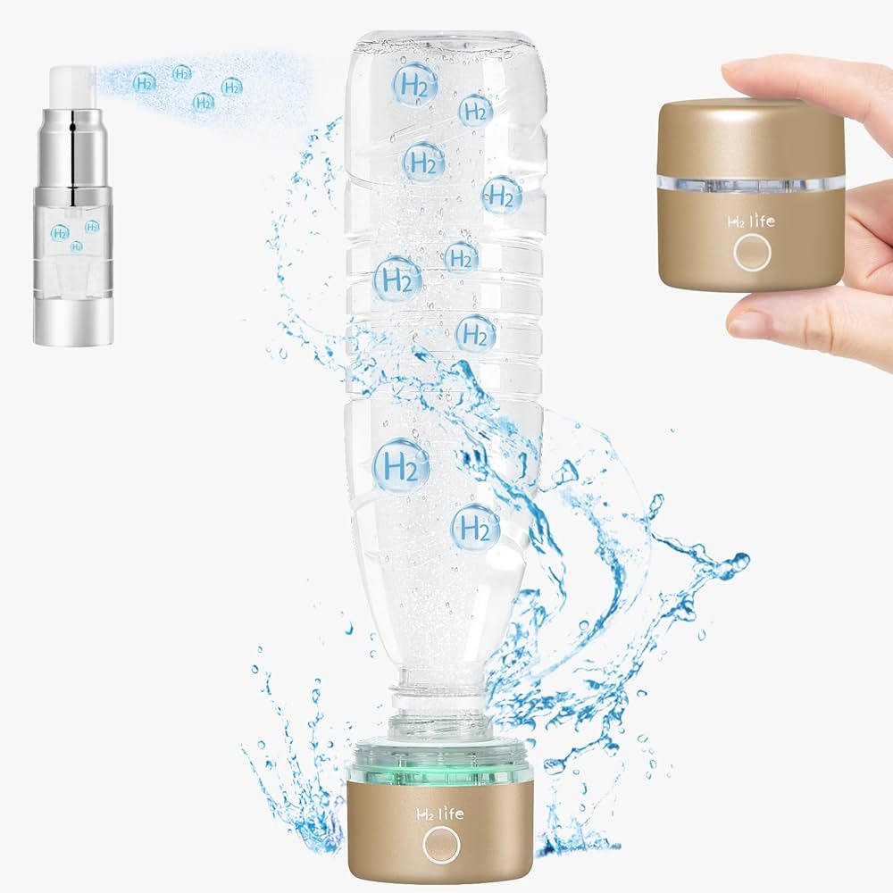 Amazon | H2 Life 水素水生成器 携帯型 高濃度の水素すい生成器