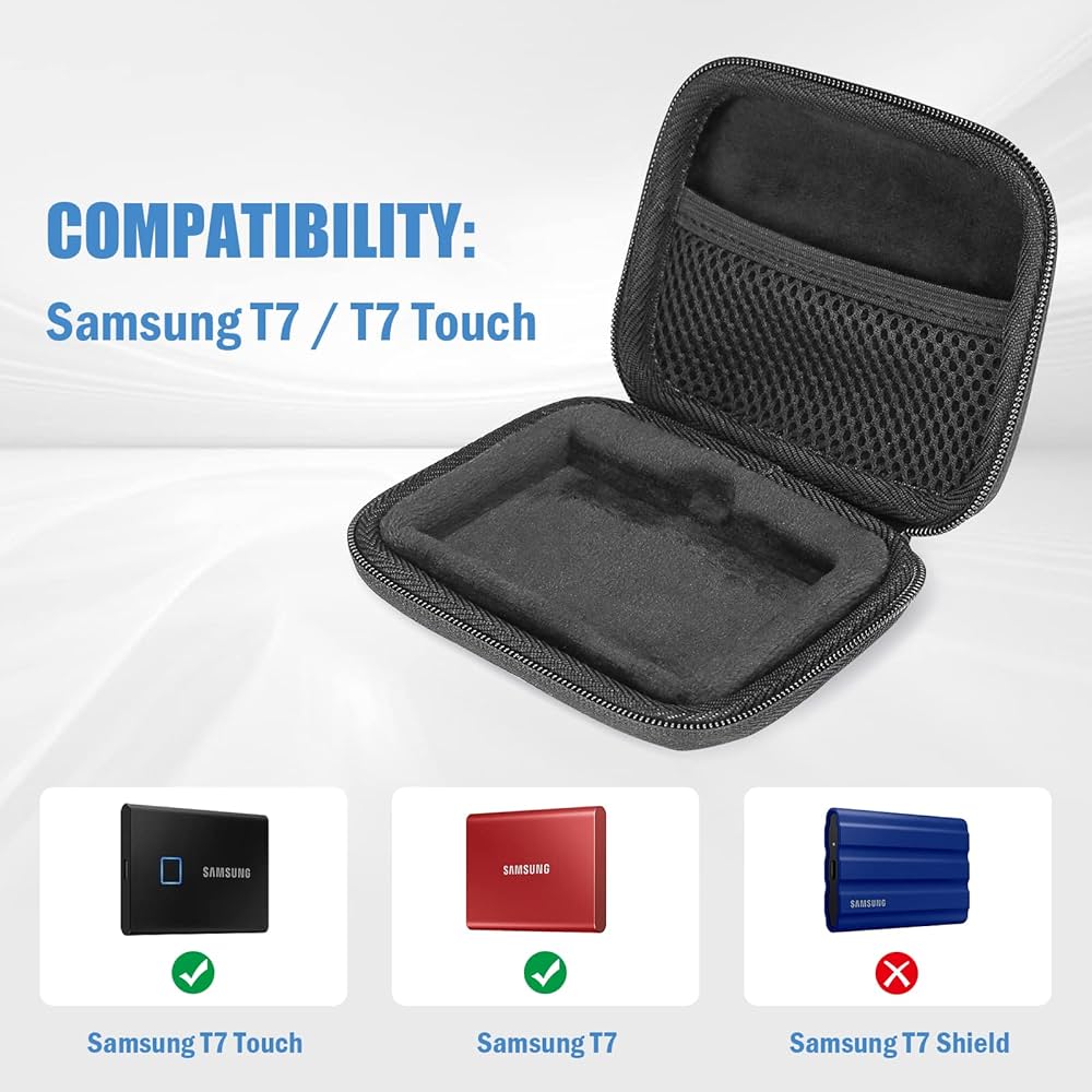 Amazon.com: ProCase Hard Carrying Case Compatible for Samsung T7