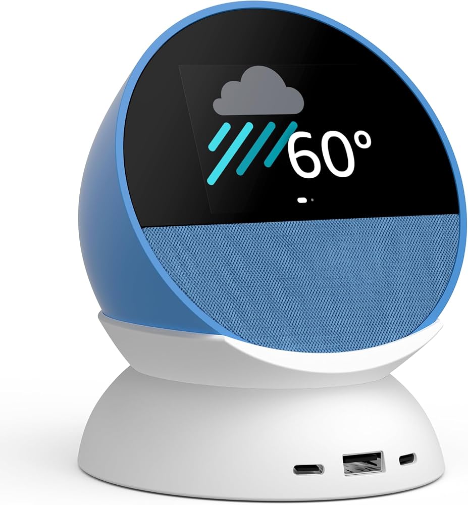 Amazon.com: Echo Spot Bundle: Includes Echo Spot | Ocean Blue