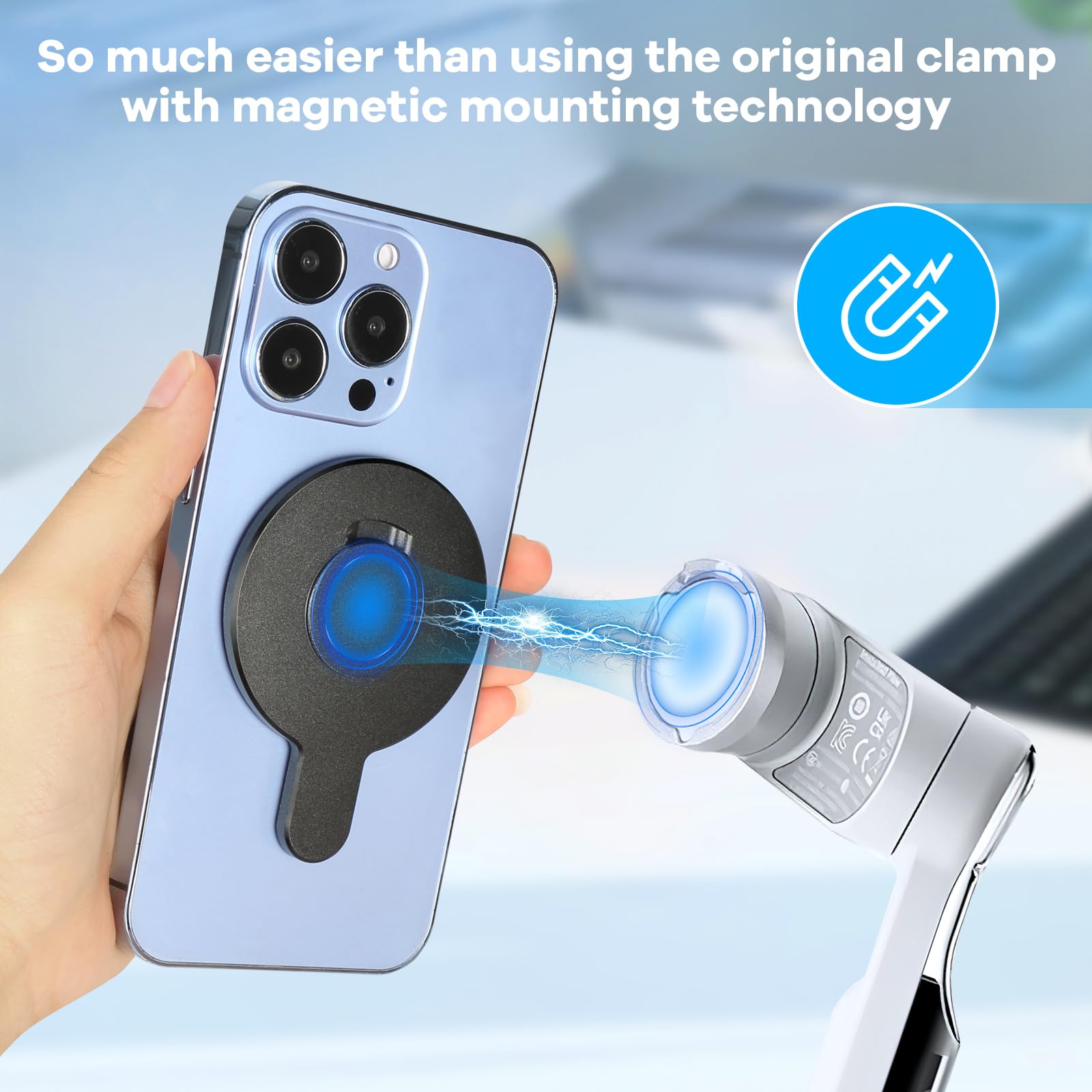 Amazon.com: Magnetic Adapter for Insta360 Flow Pro/Flow, Magnetic