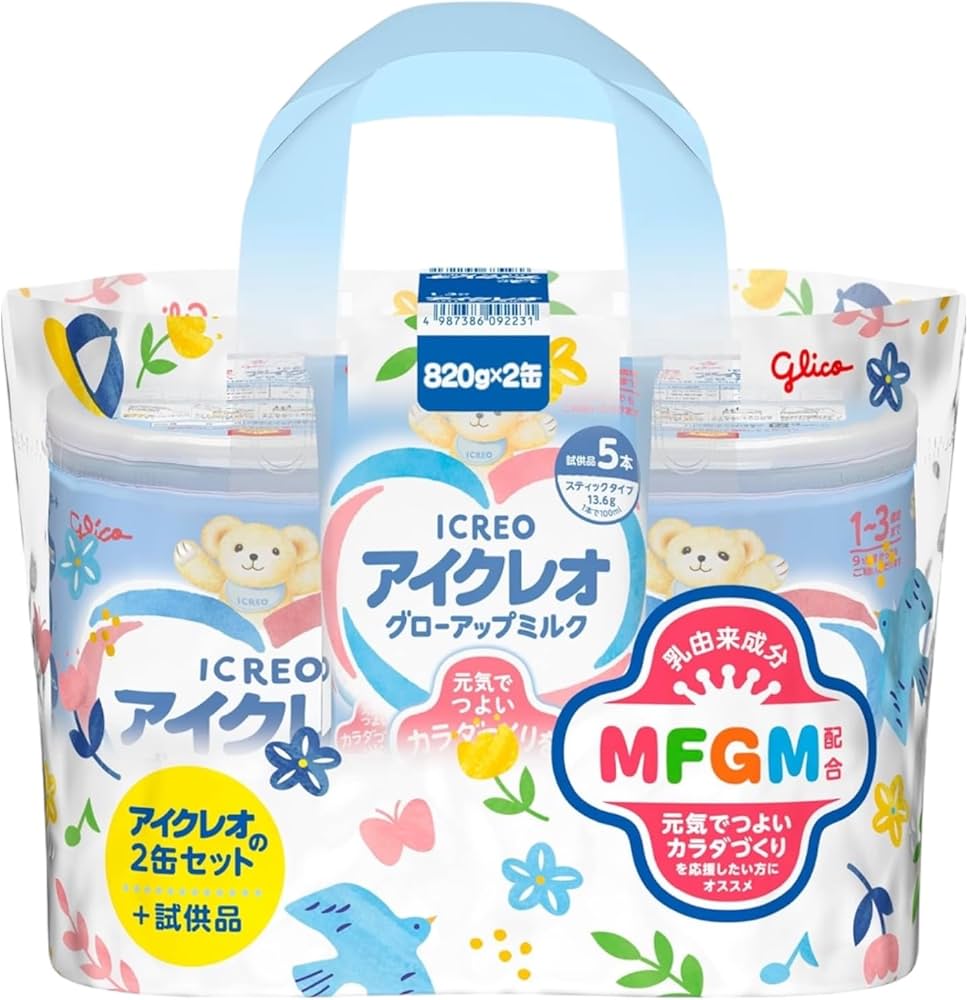 Amazon.co.jp: 【9ヵ月頃〜3歳頃】グリコ アイクレオ 粉ミルク