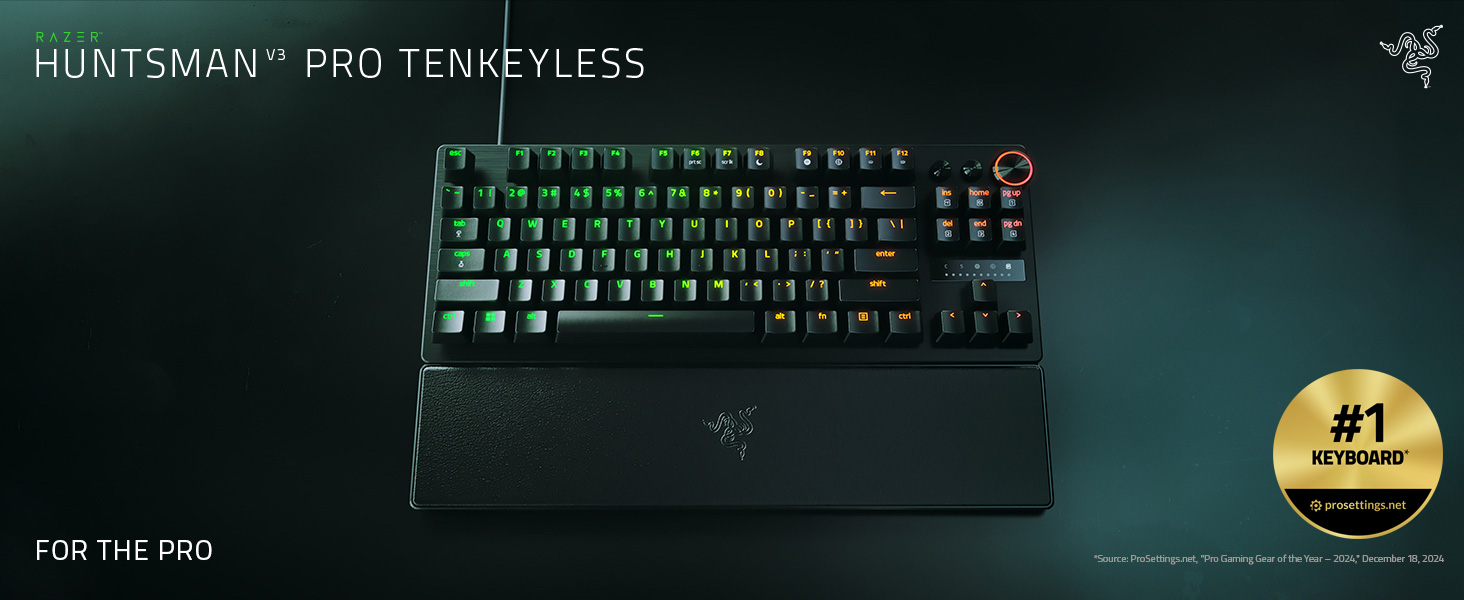 Amazon.com: Razer Huntsman V3 Pro TKL Esports Gaming Keyboard