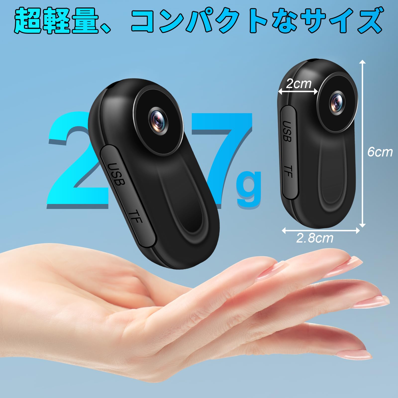 Amazon | 【新開発32G SDカード付属】小型ビデオカメラ アクション