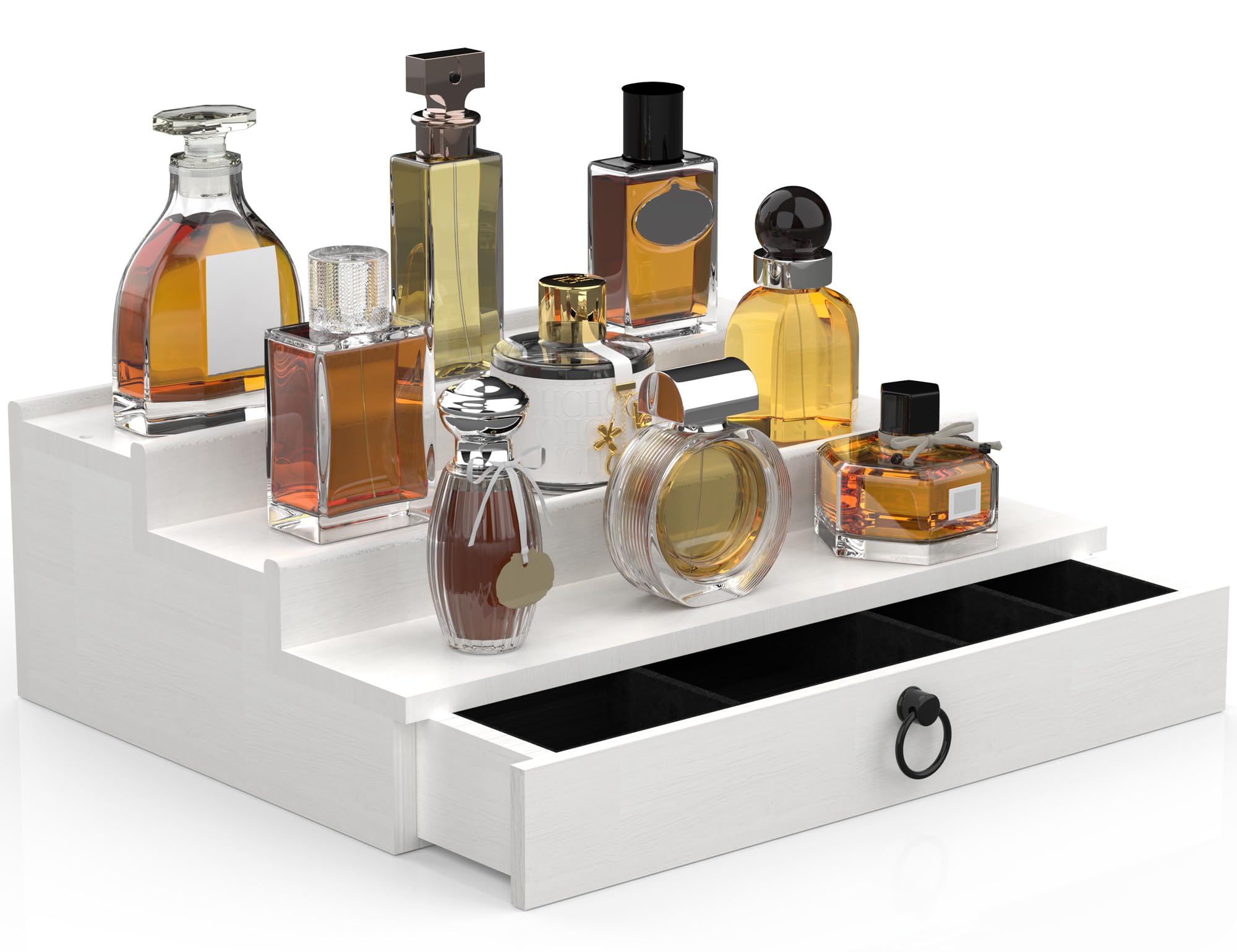 Amazon.com: upcessory Cologne Organizer for Men, 3 Tier Wood