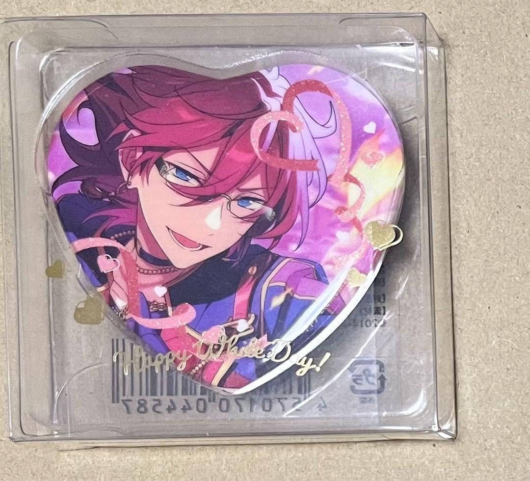 斎宮宗 ホワイトデー ハート缶バッジ ホワイトデー ハート缶バッジ