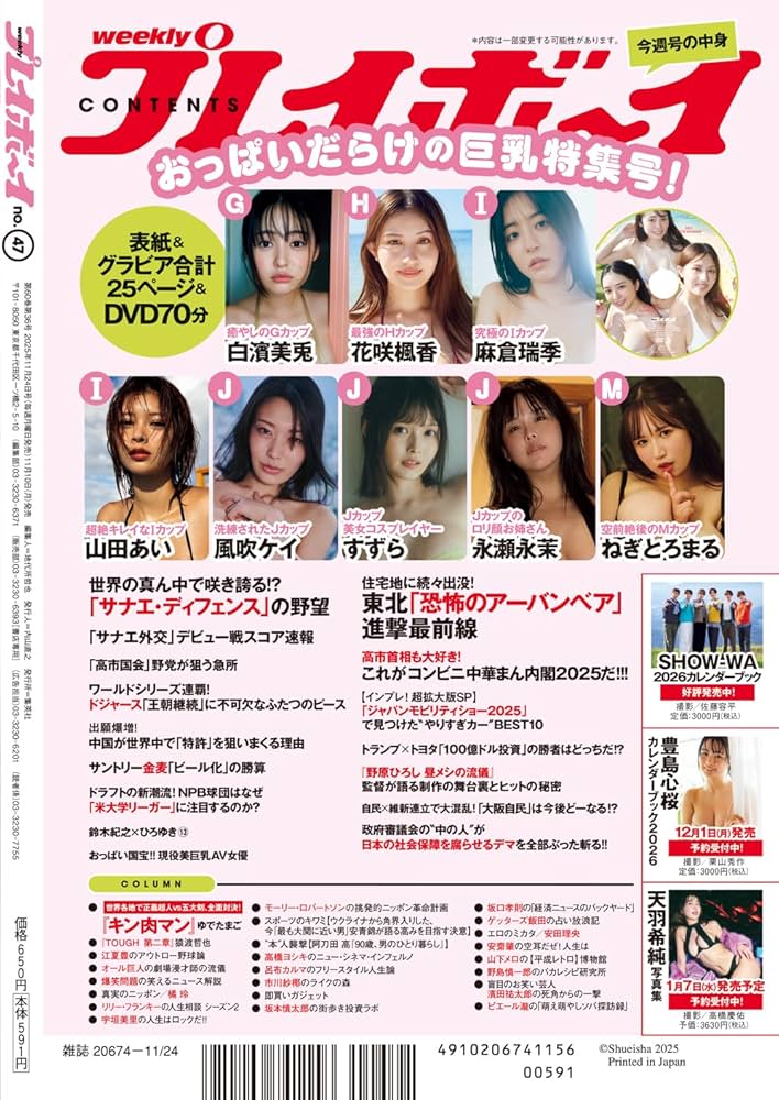 週刊プレイボーイ (47号) | 集英社 |本 | 通販 | Amazon