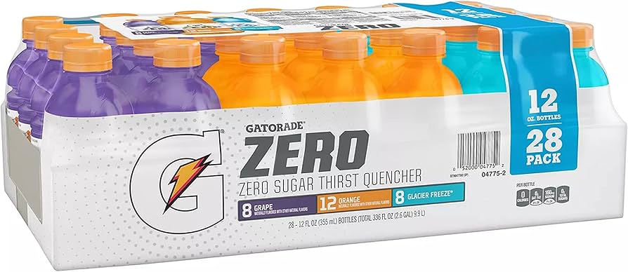 Amazon.com : Gatorade Zero Sugar 12oz Three Flavor Variety Orange