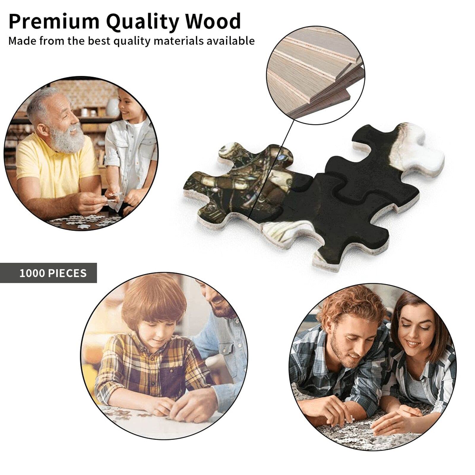Amazon | 天野喜孝図 1000ピ 木製パズルジグソー、大人と子供への最高