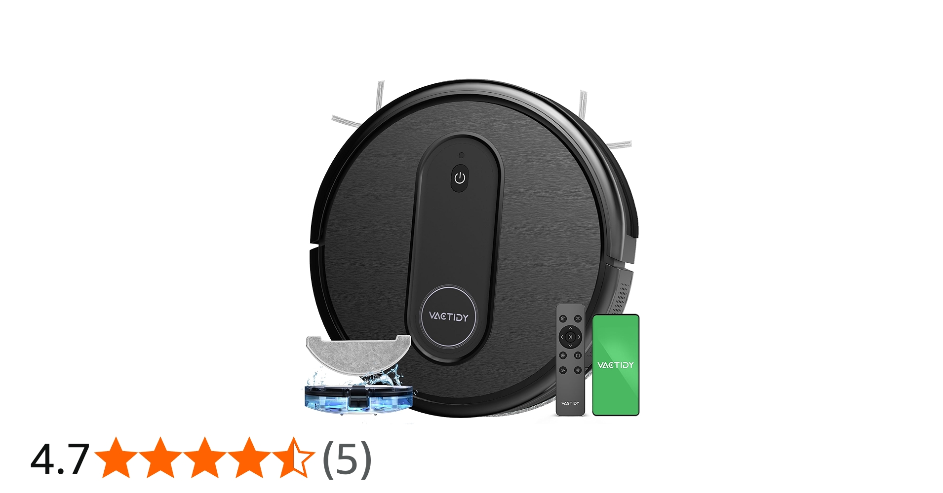 Amazon | ロボット掃除機 水拭き 両用 Vactidy T7 お掃除ロボット