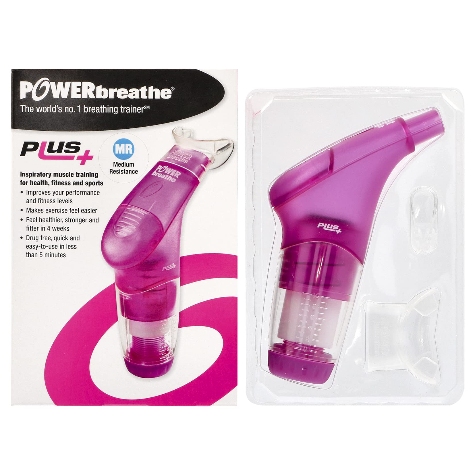 Amazon.co.jp: パワーブリーズ POWERbreathe PLUS 呼吸筋トレーニング