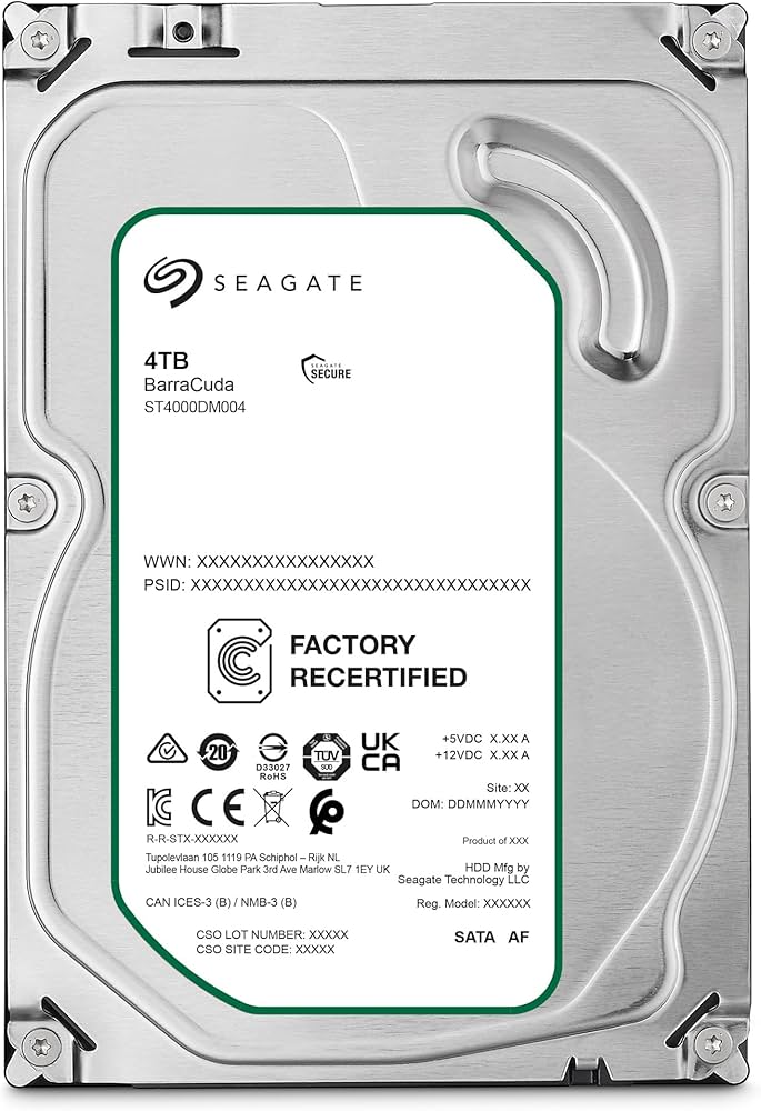 Amazon | Seagate シーゲイト 4TB ST4000DM004 Barracuda 内蔵 HDD