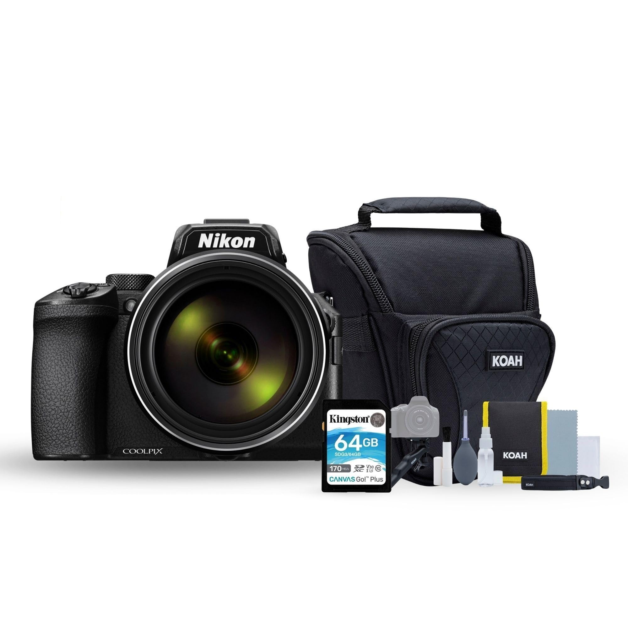Amazon.com : Nikon COOLPIX P950 Digital Camera (Black) Bundle with