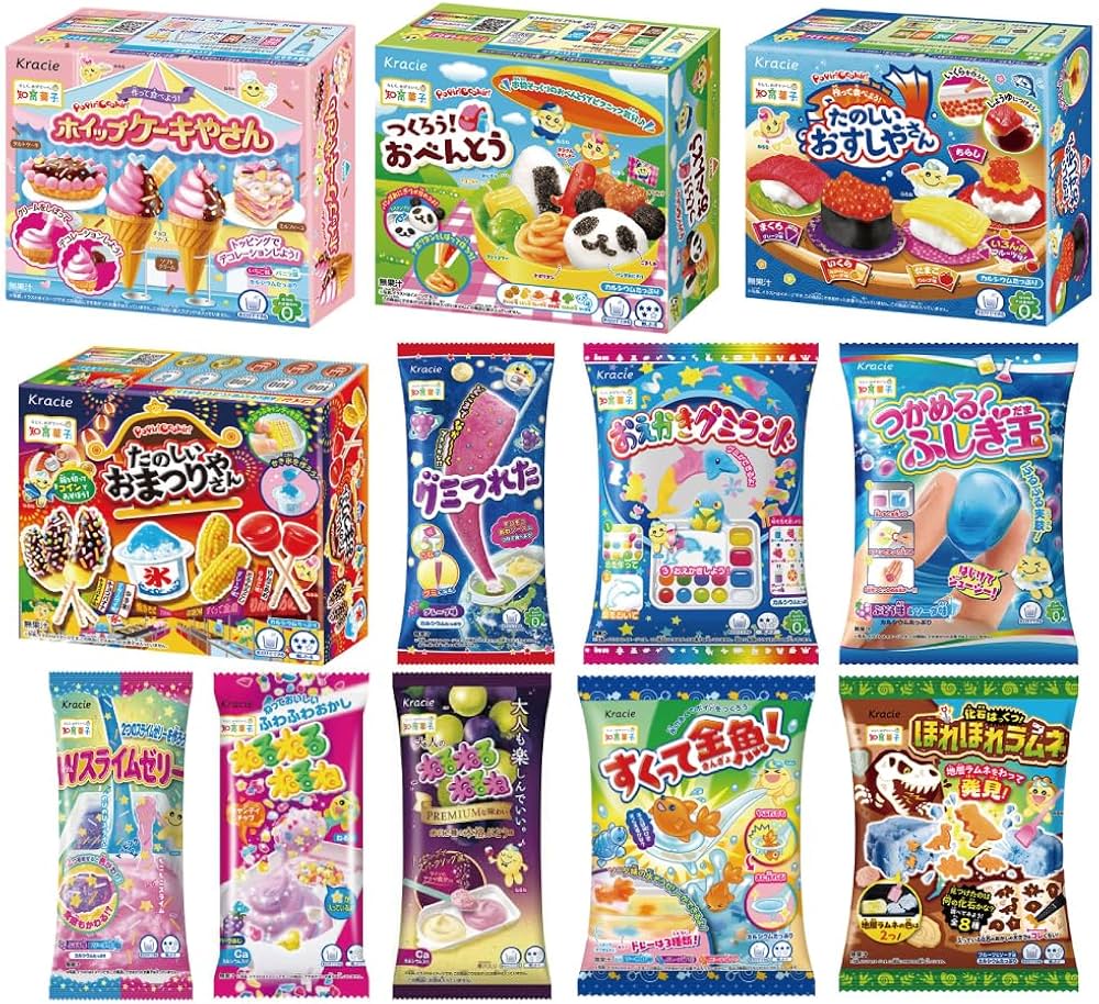 Amazon.co.jp: 【クラシエ 知育菓子 バラエティ 12種セット】ポッピン
