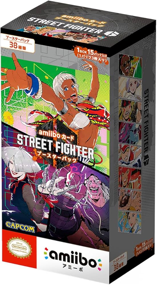 Amazon.co.jp: ストリートファイター6 amiiboカード ブースターパック