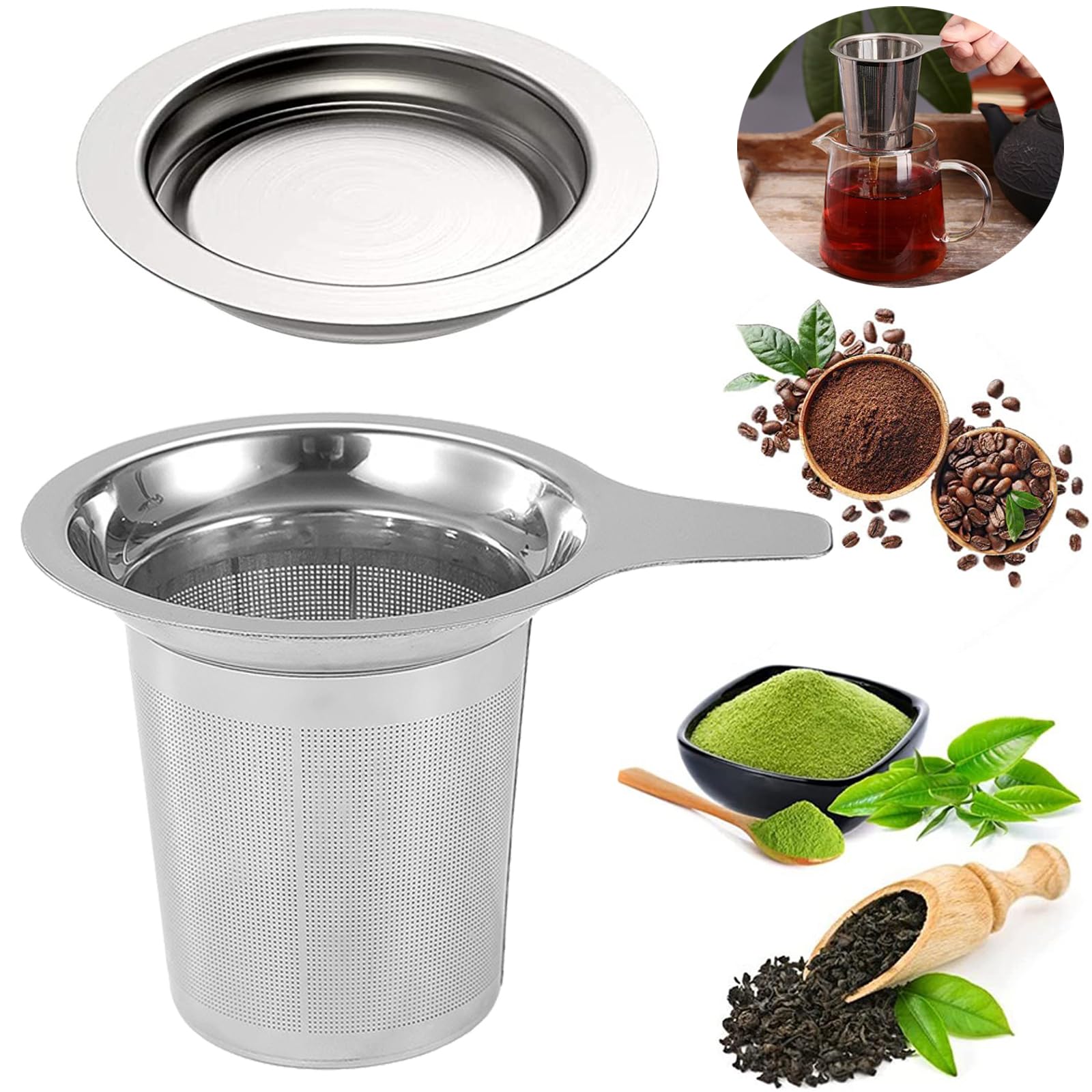 Amazon | 茶こし 茶漉し ティーストレーナー ステンレス製 超極細