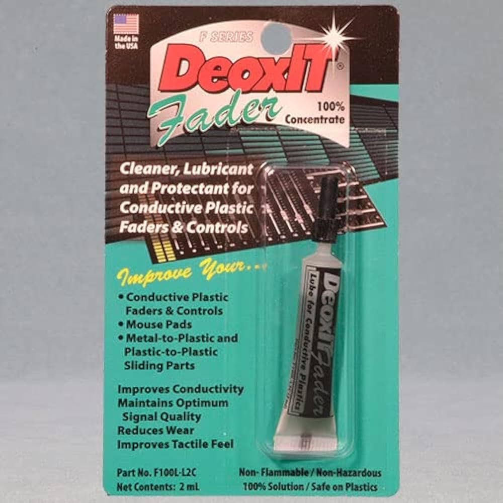 Amazon.com: DeoxIT Fader Lube 2mL 100% Solution Faderlube Carbon