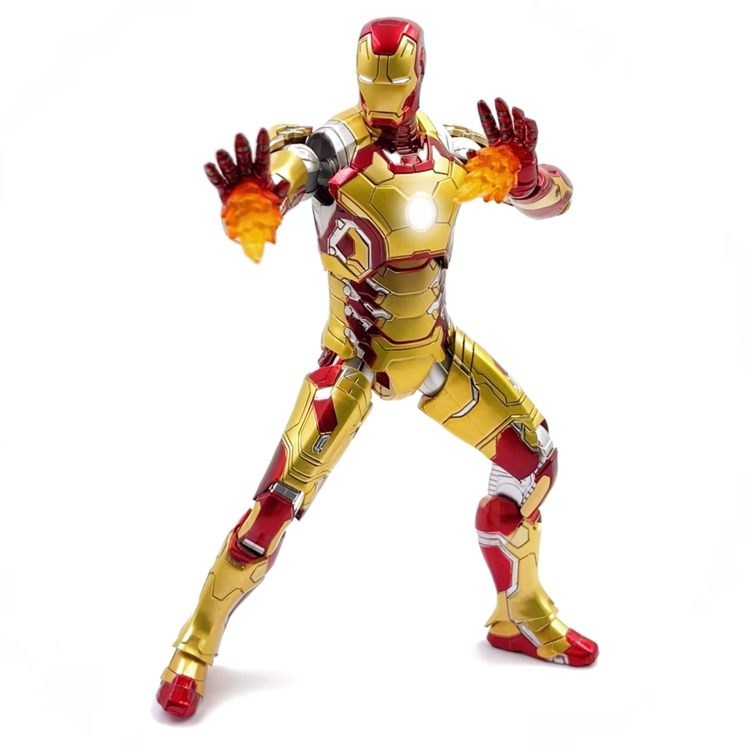 Amazon.com: LonullyMege 7inch Light UpIronman Action Figure Full