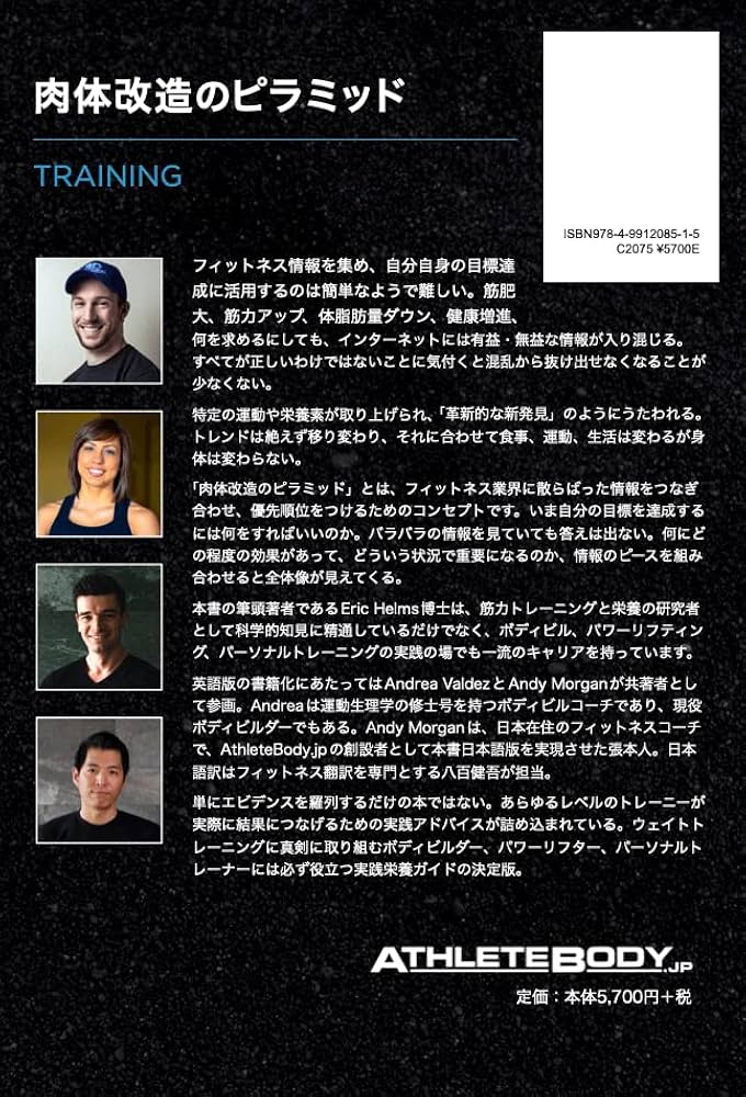 肉体改造のピラミッド トレーニング編 | Eric Helms, Andy Morgan