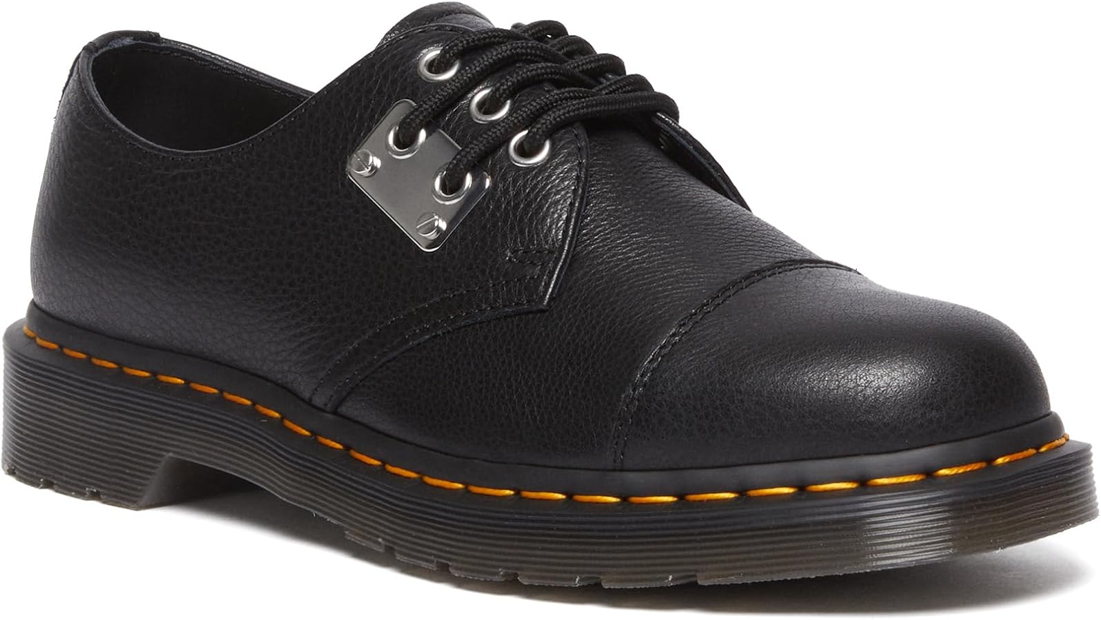 Amazon.com | Dr. Martens Unisex 1461 Hardware Shoe, Black Milled
