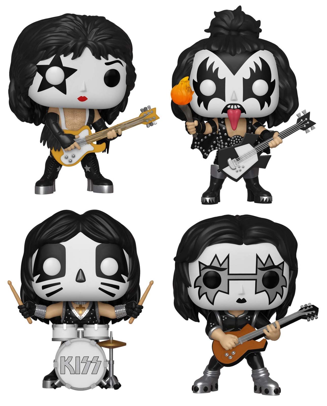 Amazon.co.jp: Funko Pop! Rocks: KISS Collectible Vinyl Figures