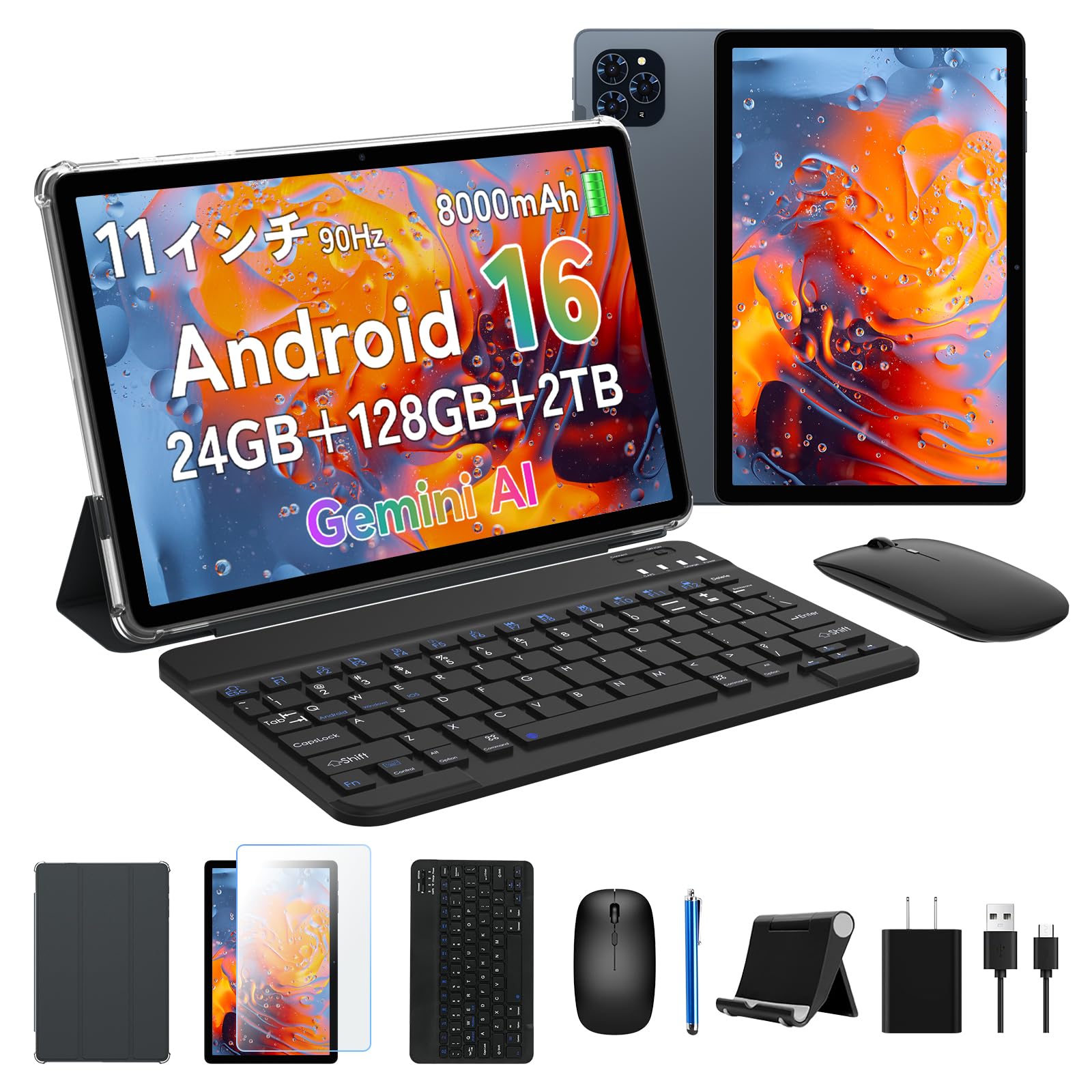 Amazon.co.jp: 【Android16 タブレット 11インチ 世界初登場】Kingrid