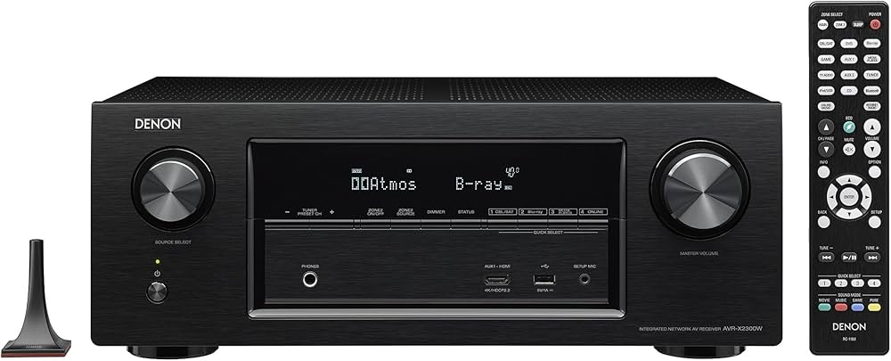 Denon AVR-X2300 Sintoamplificatore HD con Dolby HD e DTS:X, Nero