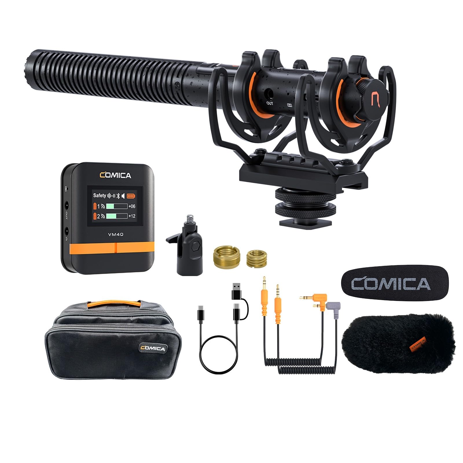 Amazon | Comica VM40 ショットガンマイク、カメラ、スマートフォン