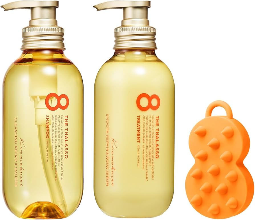 Amazon.co.jp: エイトザタラソ スムースシャンプー＆スムース