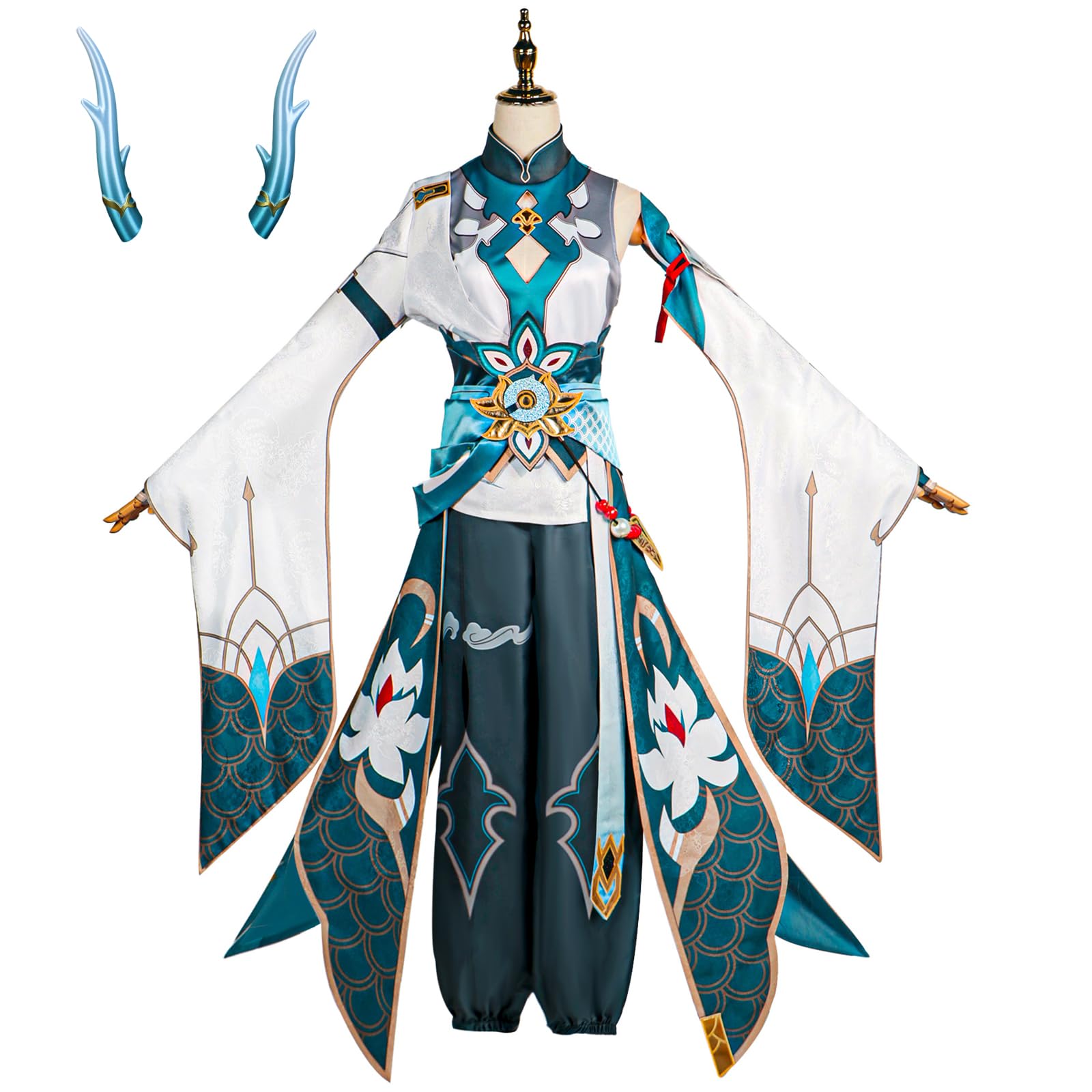 Amazon.co.jp: [Plazhen] 崩壊スターレイル 飲月 コスプレ 衣装 フル