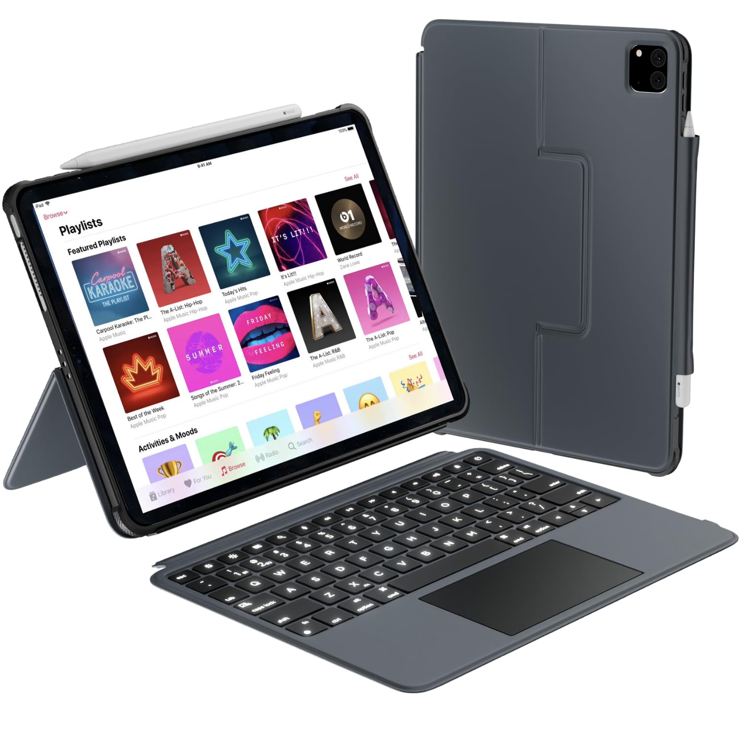 Amazon.com: Macally iPad Air 13 Inch Case Keyboard (M3, 2025/M2