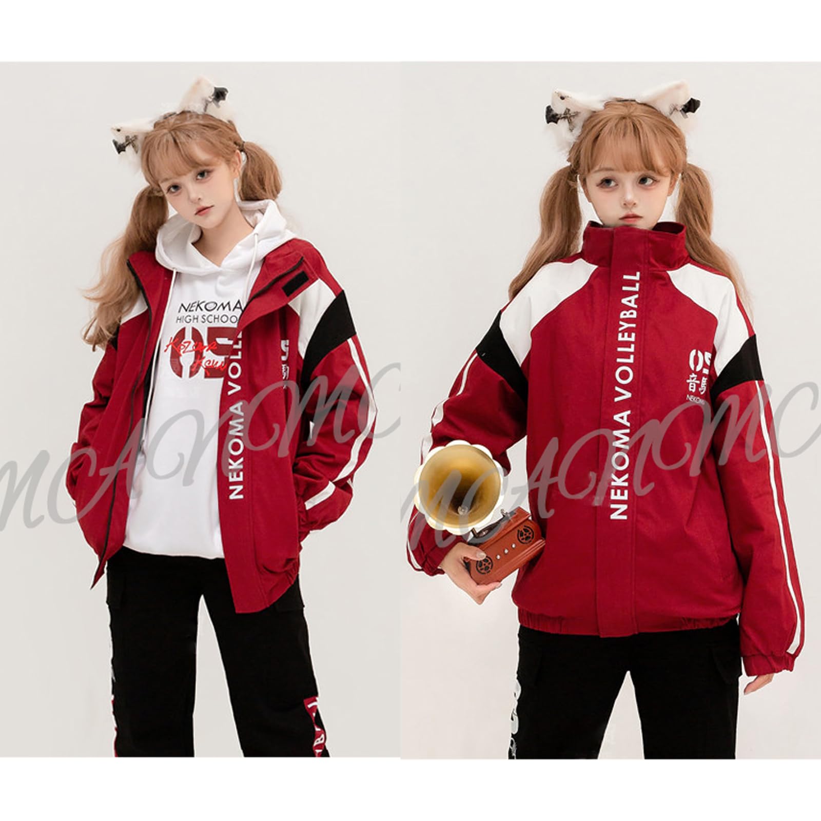 Amazon.co.jp: ハイキュー!! 孤爪研磨 印象 ジャケット パーカー