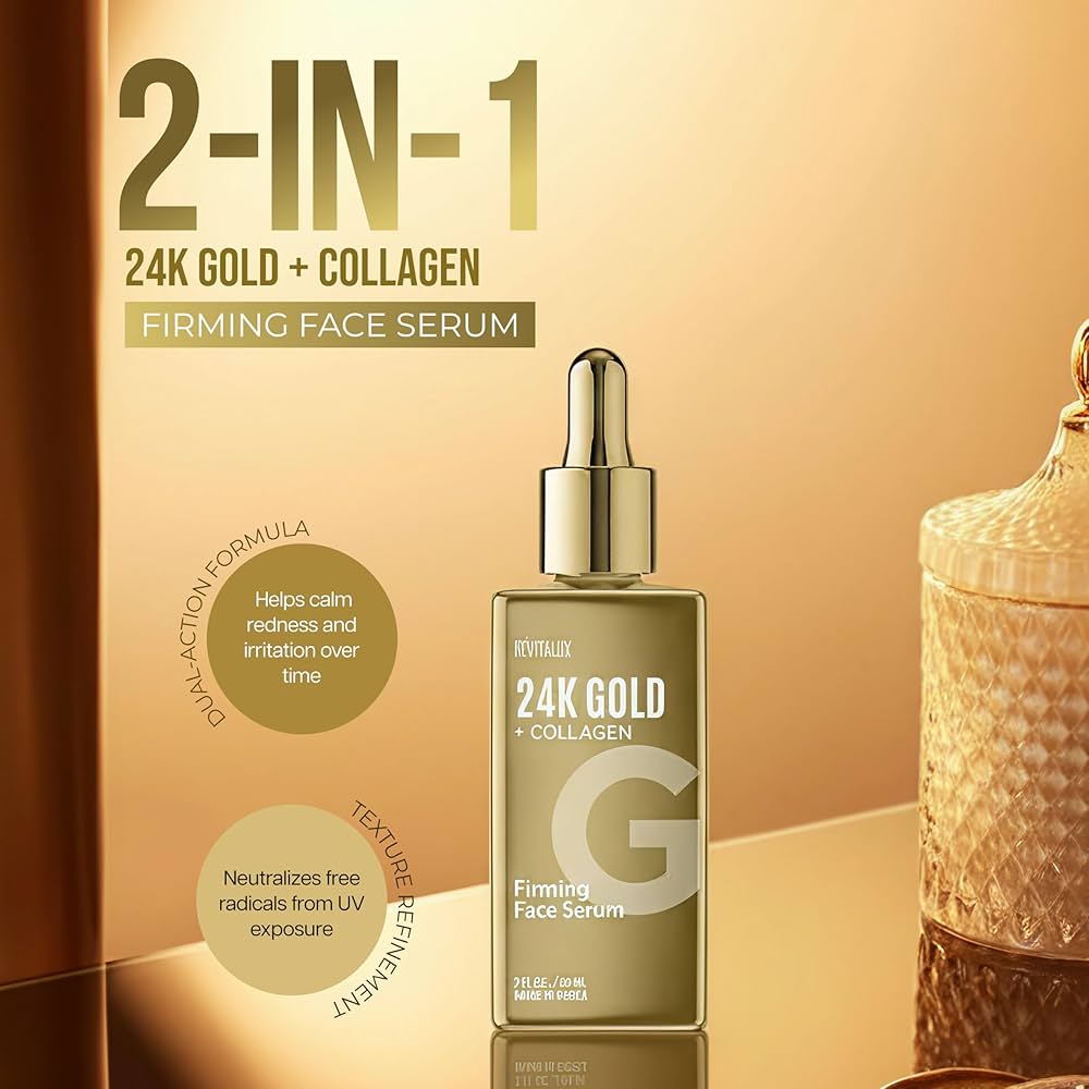 Amazon.com: RevitaLux 24K Gold & Collagen Serum - Anti-Aging, Skin