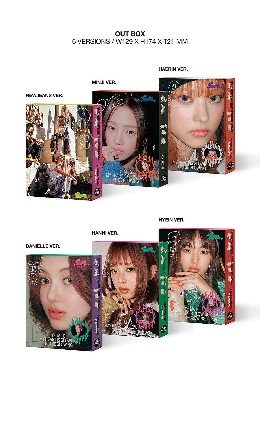 Amazon.com: NEWJEANS OMG 1st Winter Single Album (MESSAGE CARD Ver