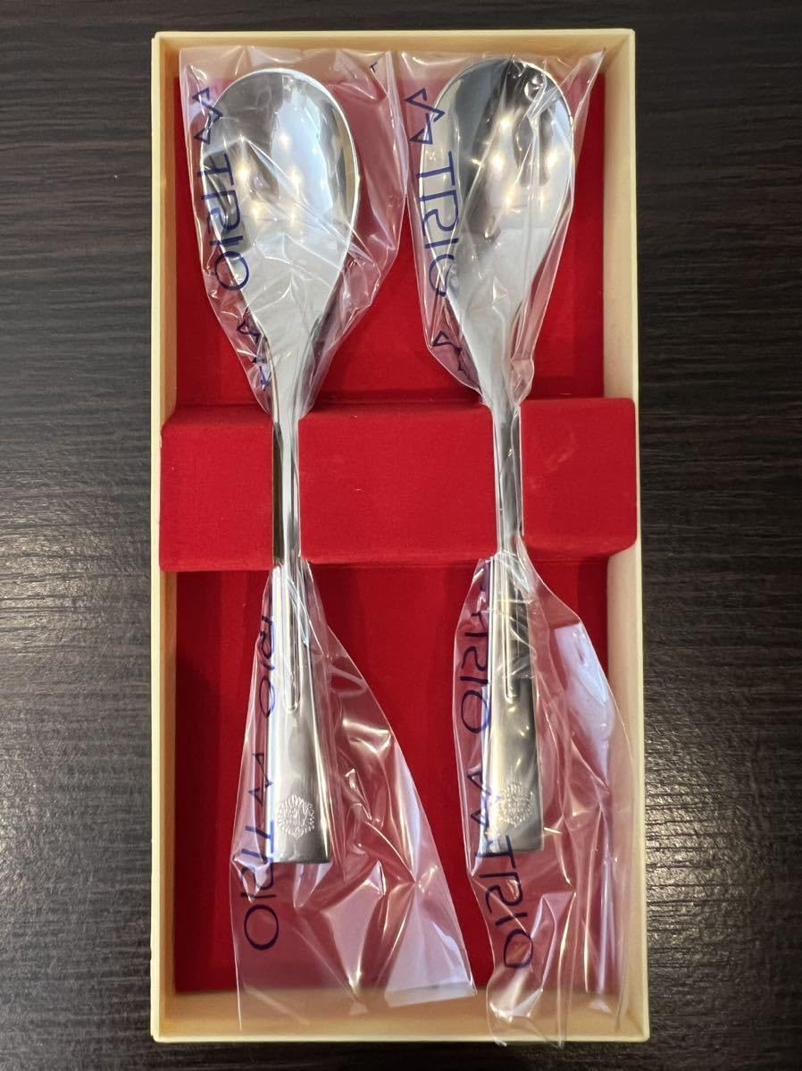 Amazon.co.jp: TRIO トリオ 18-12 ステンレス スプーン 記念品