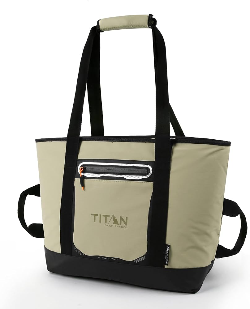 Amazon.com: Titan Deep Freeze 30 Can Insulated Tote, Moss