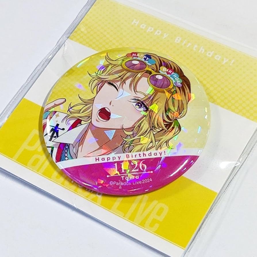 Amazon.co.jp: パラライ paradox live バースデー バースデイ 缶バッジ