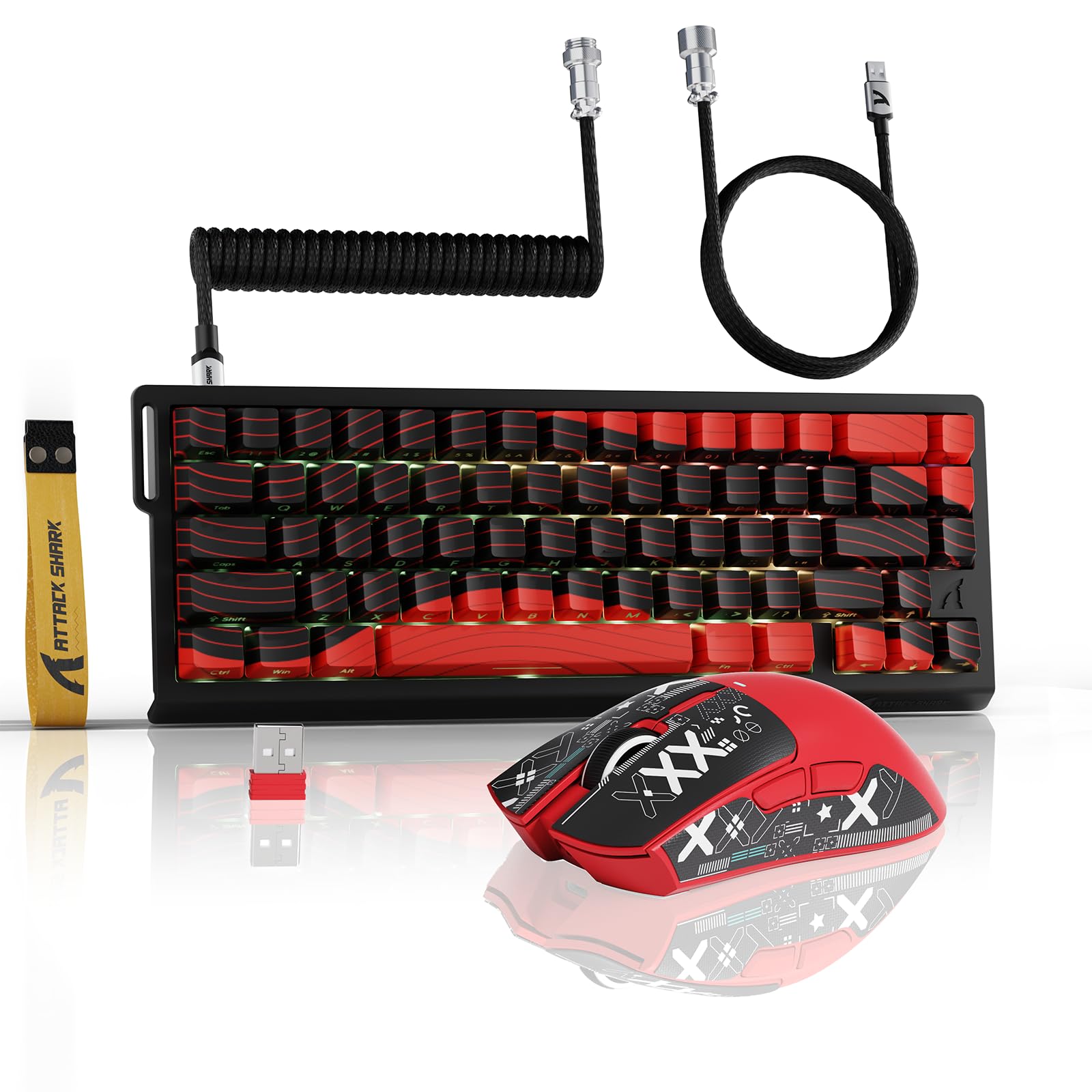 Amazon.co.jp: ATTACK SHARK ラピットトリガーキーボードとマウス